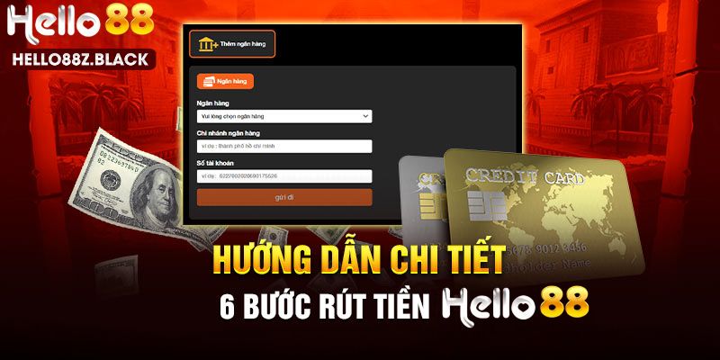 Đăng nhập tài khoản để bắt đầu thao tác rút tiền hello88